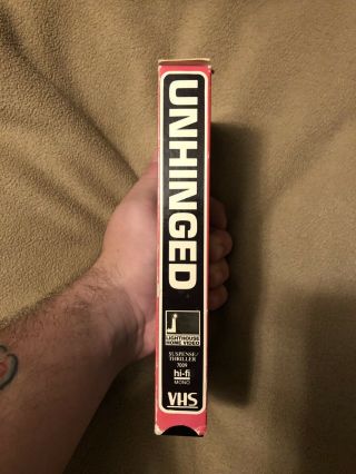 Unhinged (1982) - VHS Tape - Laurel Munson - Janet Penner - Ultra RARE Horror 3
