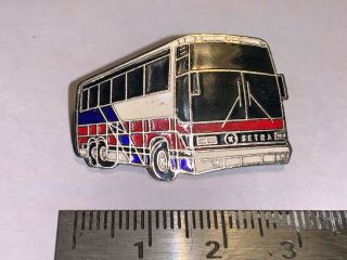Vintage Seltra Bus Autobus Hat Pin Rare 1