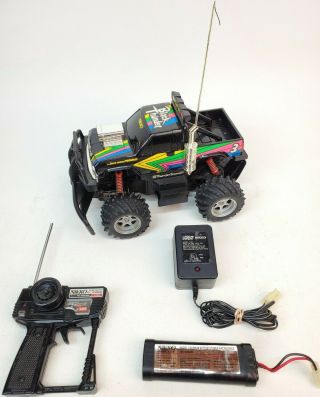 Nikko Black Thunder Rc Electric 1989 Rare With Battery Controller & Charger