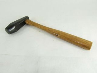 Rare 1 Lb 8 Oz Antique Filemaker Dog Head Blacksmith Saw Makers Hammer T6644