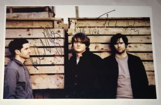 Keane English Rock Band Real Hand Signed 11x17 " Group Photo Tom Chaplin Rare