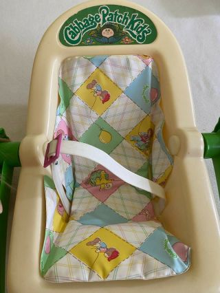 Vintage Cabbage Patch Kids Doll Carrier Car Seat Chair 1983 Coleco - 2015 Doll 3