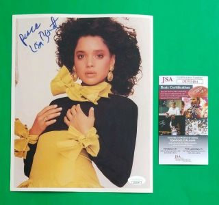 Rare - Lisa Bonet Signed 8 " X10 " Color Photo Certified With Jsa Cosby Show