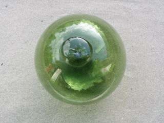 Rare 22 " Japanese Glass Fishing Float Marked Wp 2