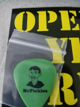 Pearl Jam Pick Mike Mccready " Mcpickles " Guitar Pick.  Old & Rare