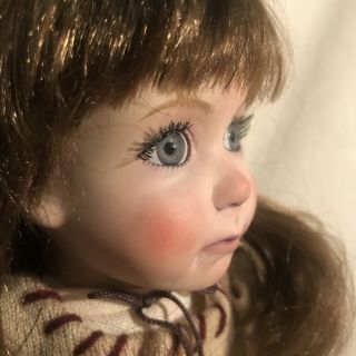 Winter Girl Porcelain Doll - Face,  Vintage,  Collectible