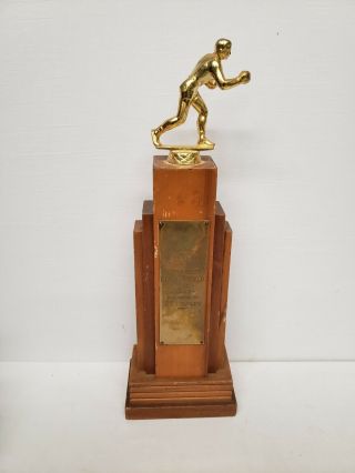 Vintage Rare 1943 Golden Gloves Boxing Trophy Keesler Field Mississippi 40s