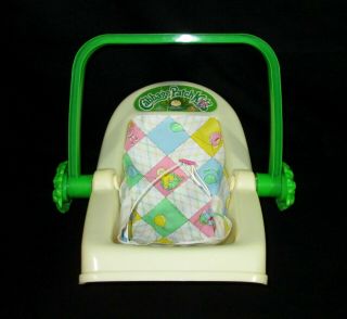 Coleco Cabbage Patch Kids Vintage 3 Position Rocking Baby Carrier Car Seat 1983 2