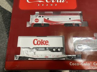 COCA COLA / COKE 1/87 SCALE COLLECTIBLE TRAIN SET Extremely RARE 2