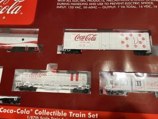 COCA COLA / COKE 1/87 SCALE COLLECTIBLE TRAIN SET Extremely RARE 3
