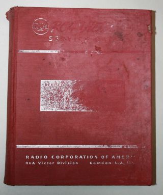 Antique Radio Rca Victor Service Notes Vol 1 1923 - 1942