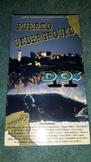 Puerto Underground Surfing (vhs) Rare Sublime Pennywise Operation Ivy More.