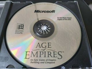 Age Of Empires (vintage Rare Pc Game)