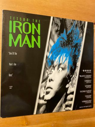 Tetsuo: The Iron Man Laserdisc (japanese/english Subtitles) Clv / Cav Rare