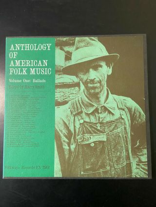 Rare Anthology American Folk Music Volume 1 Ballads Lp Box Fa 2951 Harry Smith