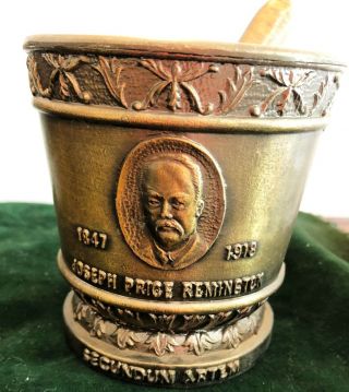 John Price Remington 1847 - 1918 Brass Or Bronze Mortar And Pestle