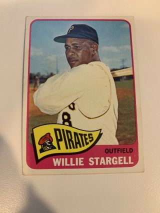 1965 Topps Willie Stargell Pittsburgh Pirates 377 Ex