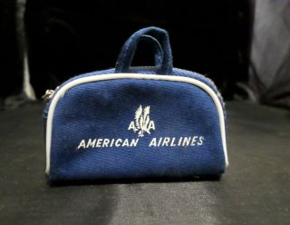 Vintage Barbie Travel Case Blue American Air Lines
