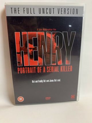 Henry Portrait Of A Serial Killer Rare Oop Uk Dvd Cult Horror Uncut