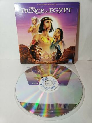 The Prince Of Egypt Laserdisc 1999 Dreamworks Id5917dw Us Release Rare
