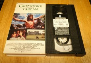 Greystoke: The Legend Of Tarzan,  Lord Of The Apes (vhs,  1984) Rare Adventure
