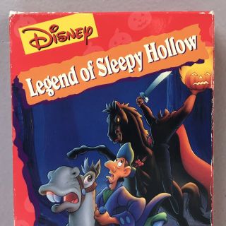 Disney Favorite Stories LEGEND OF SLEEPY HOLLOW VHS Video Tape Rare Animated VTG 3