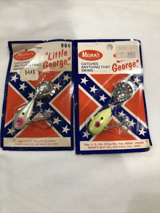 Vintage Little George Manns’s Bait Company In Packaging