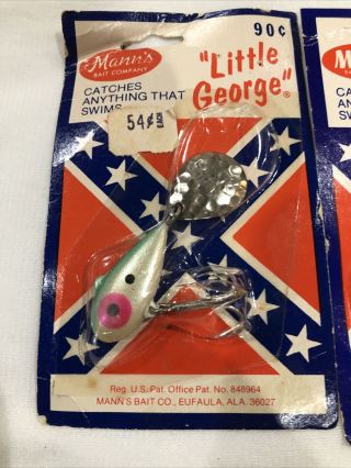 Vintage Little George Manns’s Bait Company In Packaging 2