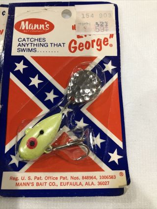 Vintage Little George Manns’s Bait Company In Packaging 3