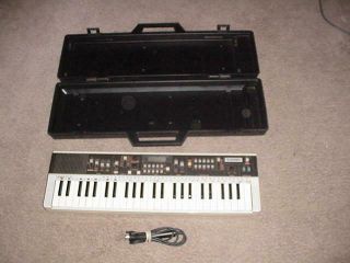 Rare Vintage Casio Mt - 70 Casiotone Keyboard Synthesizer With Hard Case