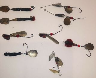 Old Metal Spinner Bait Vintage Fishing Lure