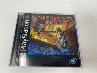 Powerslave (sony Playstation 1,  1996) Ps1 Complete Rare
