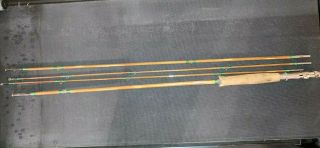 Vintage Rare Danielson Bamboo Fly Rod 4 Piece (3 Pc. ,  Extra Tip Section)