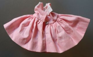 Vintage Madame Alexander Wendy Kin Doll Dress,  Baby Pink w/White Trim 3
