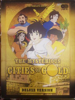 The Mysterious Cities Of Gold Rare Dvd Complete Series 1980s Cartoon Box Set R1