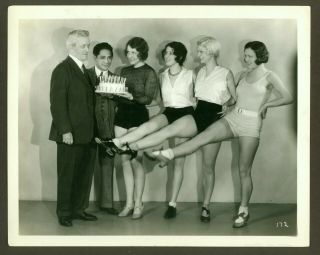 Rare Pre - Code Chorus Girl Photo Barney Fagan Fn/vf Clarence Bull 1930