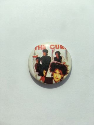 Vintage Collectible 80’s The Cure Pin Rare Button Pinback