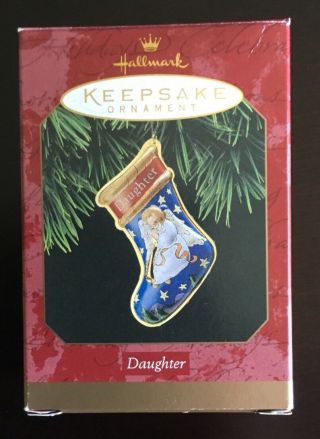 Hallmark Keepsake " Daughter " Ornament 1997 Rare Hard To Find Christmas Holiday