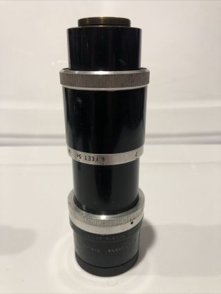 Rare Cooke Telekinic Anastigmat 6 Inch F/4.  5 Lens