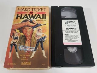 Hard Ticket To Hawaii Rare Action Cult B Movie Vhs Andy Sidaris -