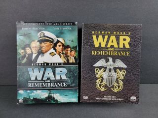 War And Remembrance The Complete Series Dvd,  2008,  13 - Disc Set Mitchum Rare Oop
