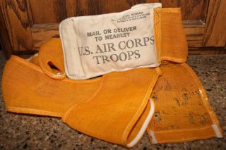 Rare Ww Ii Us Army Air Corps Usaac U.  S.  Air Corps Troops Air Streamer Vintage