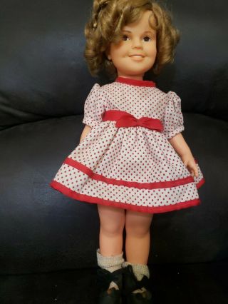 Vintage 1972 Ideal Vinyl Shirley Temple Doll 2m - 5634