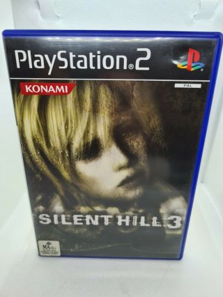 Sony Playstation 2 Ps2 Game Silent Hill 3 Complete Rare