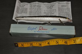 Vintage Rapala Wobbler Magnum 18 S Lure W/box And Paper: Finland