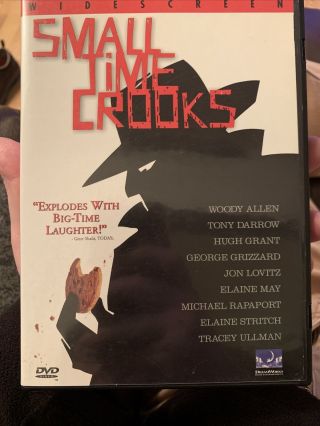 Small Time Crooks (dvd,  2000) Woody Allen Jon Lovitz Tracey Ullman Oop Rare