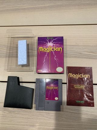 Magician Rare Complete Nintendo Nes Game Cib Collector Quality Box