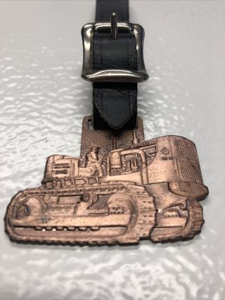 Vintage Antique Pocket Watch Fob Allis Chalmers Model Hd 21