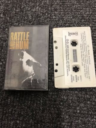 U2 Rattle And Hum - Rare Australian Cassette Tape