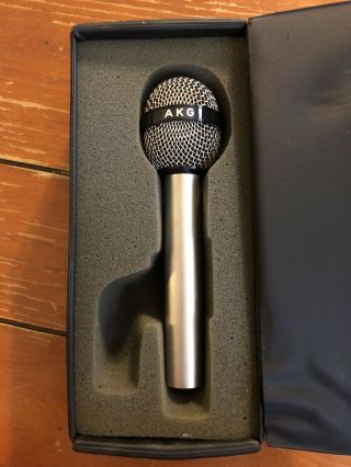 Akg D707e Vintage Dynamic Cardioid Microphone Rare 1960 